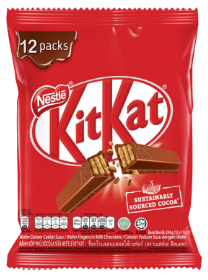 NESTLÉ KITKAT 2-Fingers Milk Chocolate Share Pack 12 Pieces