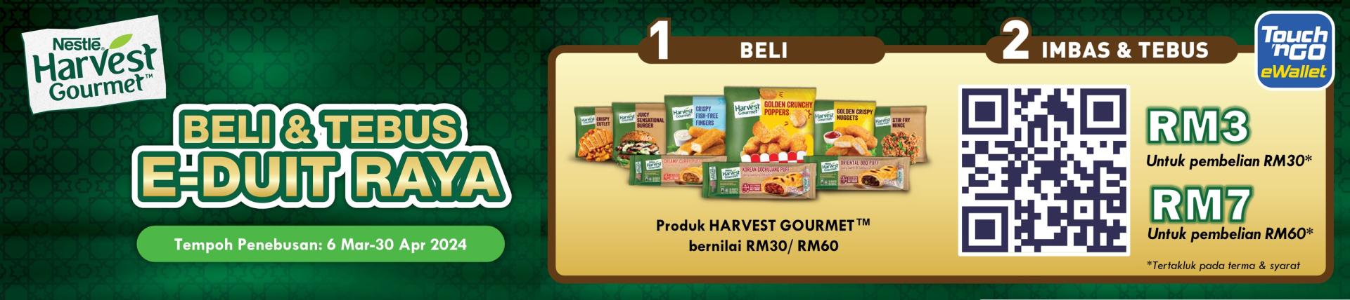 Nestlé Harvest Gourmet Beli & Tebus e-Duit Raya