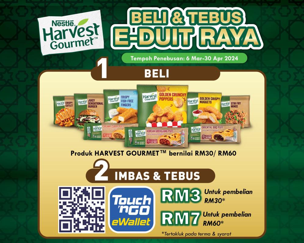 Nestlé Harvest Gourmet Beli & Tebus e-Duit Raya