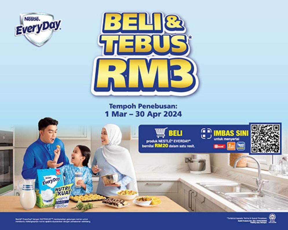 Nestlé Everyday Beli & Tebus RM3 Campaign