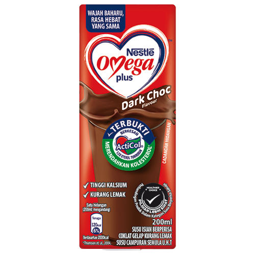 NESTLÉ® OMEGA PLUS UHT Dark Chocolate 200ML