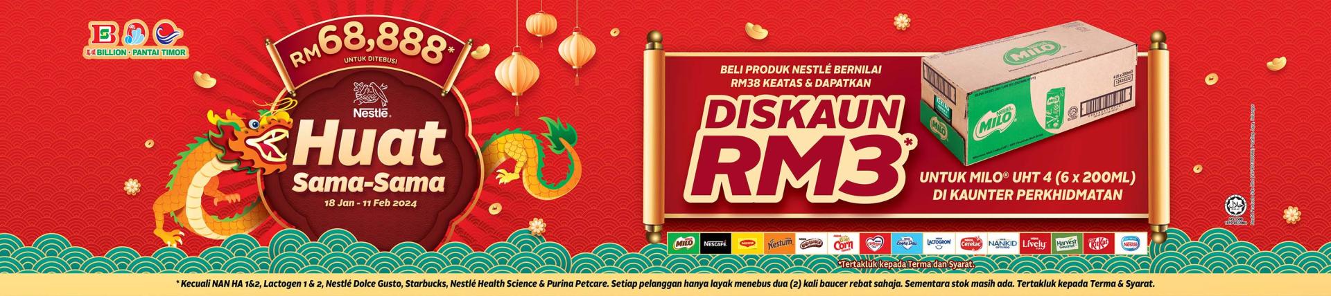 Huat Together with BILLION & PANTAI TIMOR this Chinese New Year