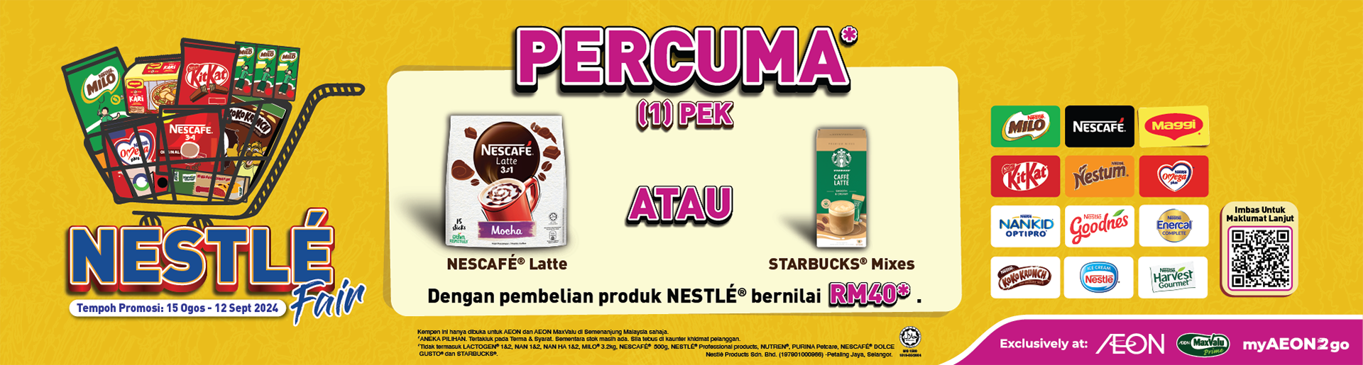 AEON NESTLÉ Fair Desktop Banner