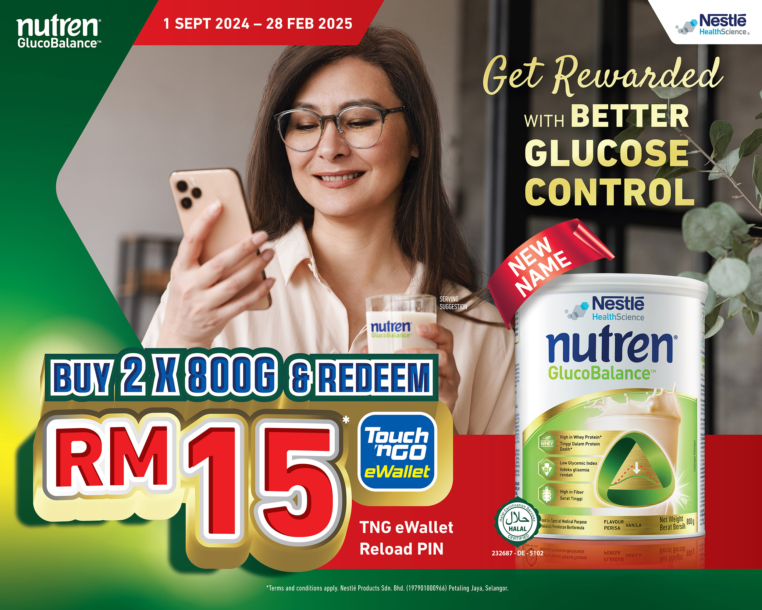 NUTREN GlucoBalance Buy and Redeem eWallet