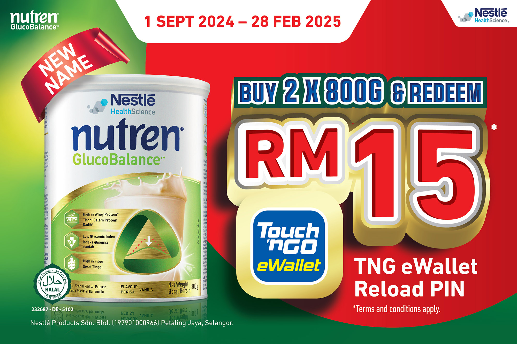 NUTREN GlucoBalance Buy and Redeem eWallet