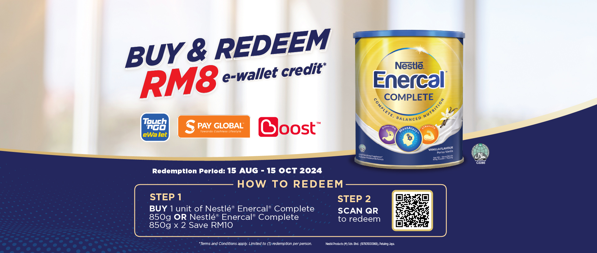 NESTLÉ Enercal Complete BUY & REDEEM CAMPAIGN