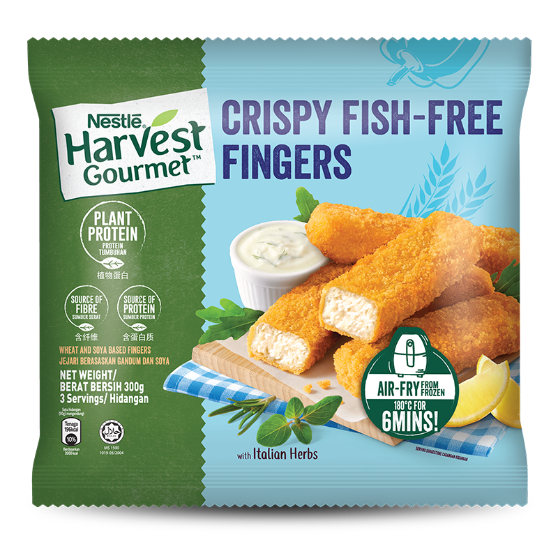 Nestlé Harvest Gourmet Crispy Fish-Free Fingers