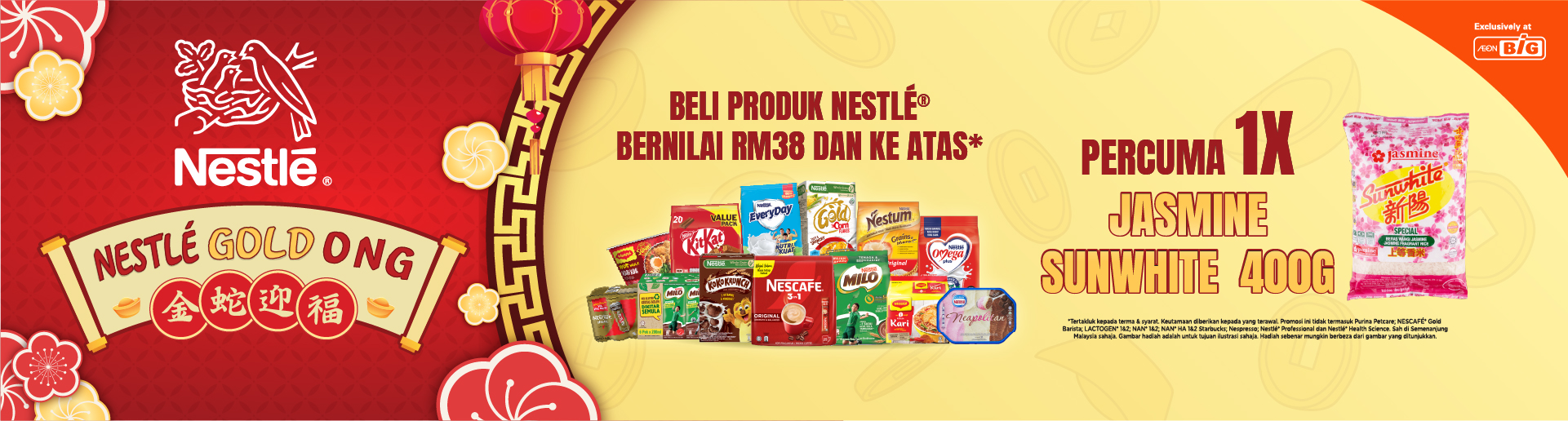 AEON BIG Nestle Gold Ong