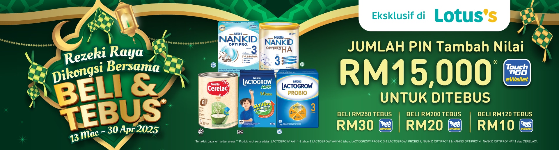 Rezeki Raya Dikongsi Bersama - Beli & Tebus