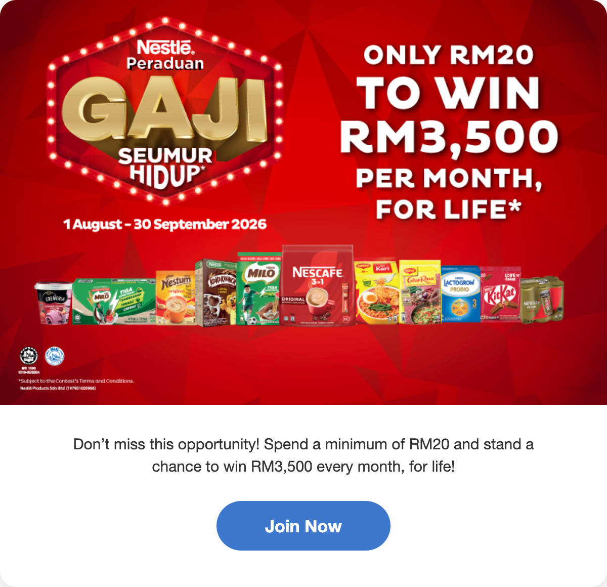 Nestlé contest