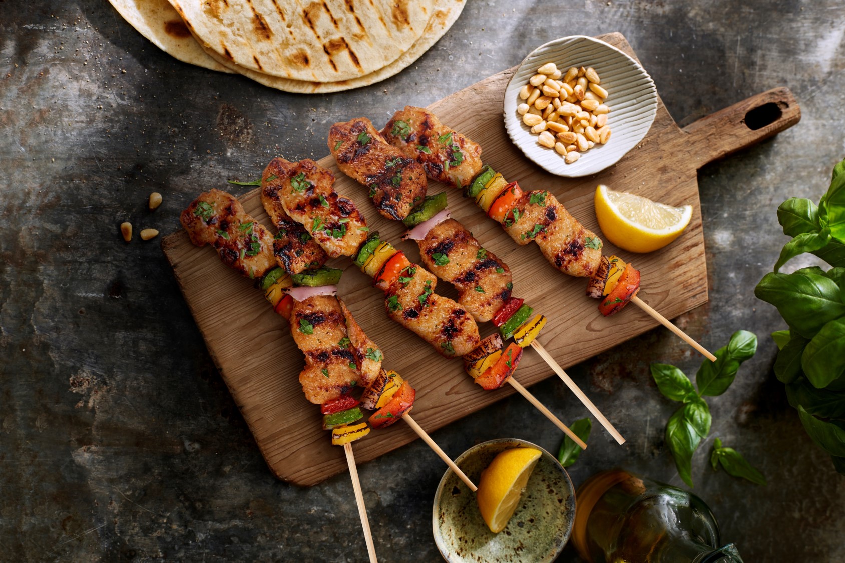 Harvest Gourmet Chargrilled Kebab with Tzaziki Sauce