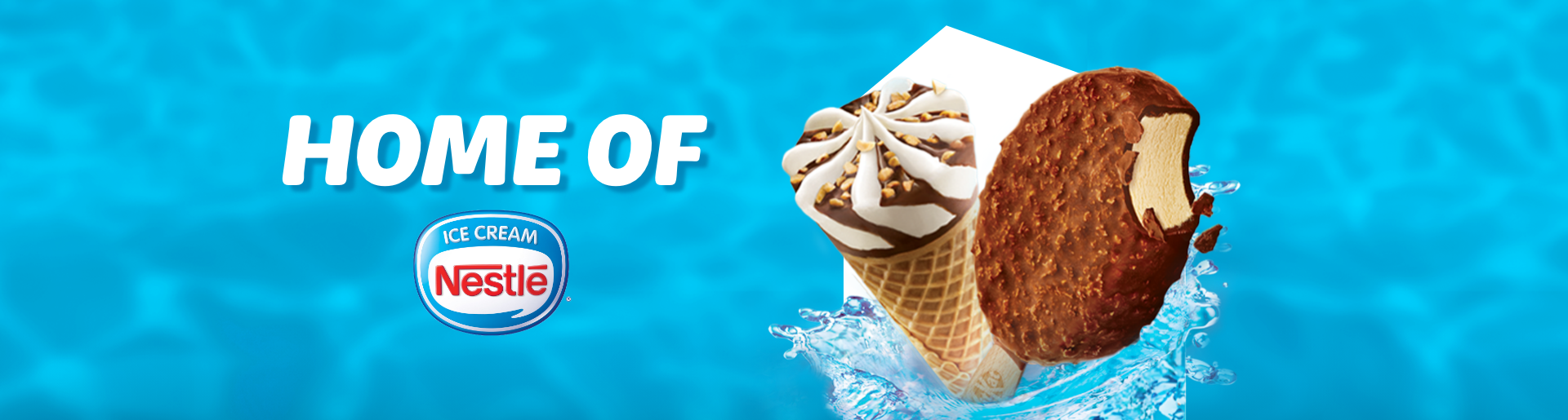 Nestle Ice Cream Banner Desktop Version