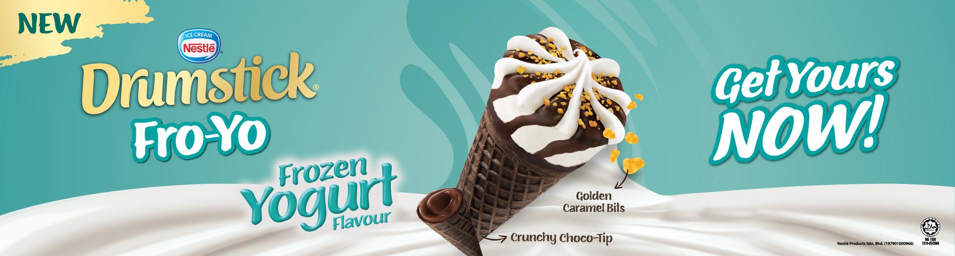 Nestle Ice Cream Froyo Desktop Banner