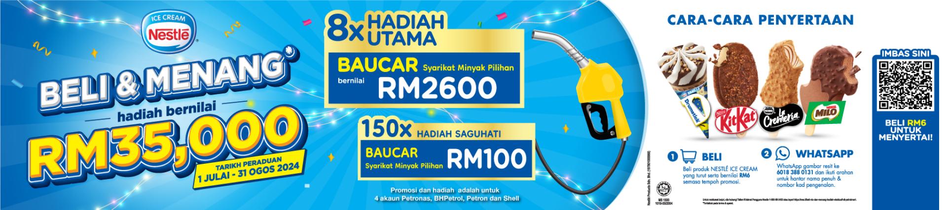 Buy & Win Exclusive Prizes at Selected Petrolmart (Petronas, Shell, Petron & BHP)