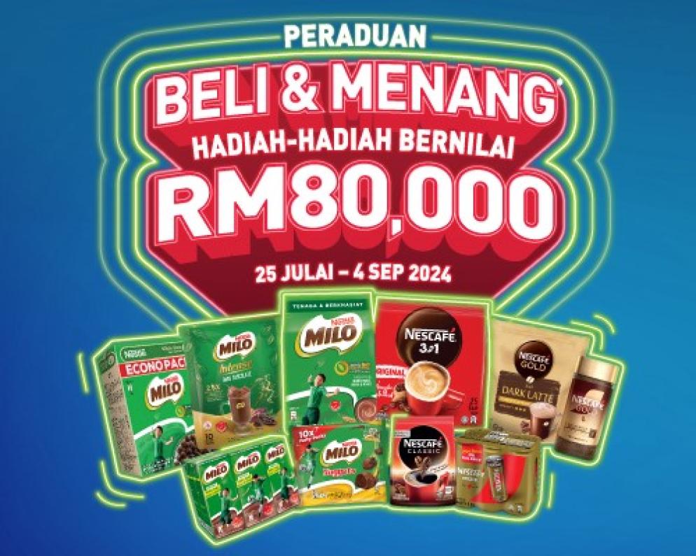 Nestlé x Lotus's Milo & Nescafé Buy & Win Contest